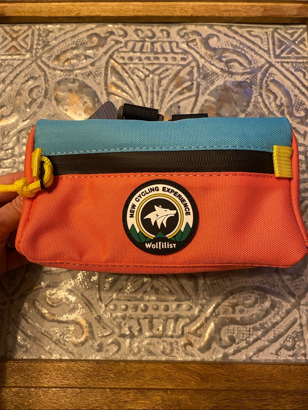 Wolfilist Handlebar Bicycle Bike Carrying Bag Multi Colored NWT